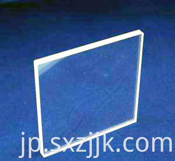 optical circular glass window